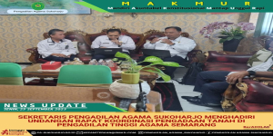 Undangan Rapat Koordinasi Pengadaan Tanah Pengadilan Tinggi Agama Semarang yang dilaksanakan di Pengadilan Tinggi Agama Semarang.